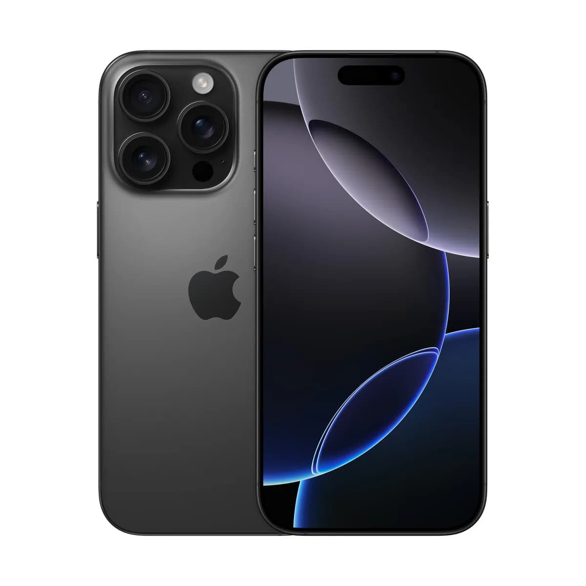 iPhone 16 Pro تیتانیوم مشکی، عکس رسمی انتخاب رنگ اپل.