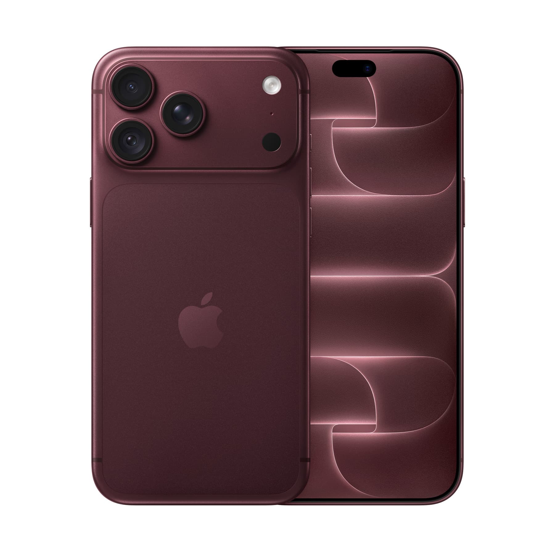 iPhone 18 Pro Max بورگاندی، نمای رسمی پشت و جلو